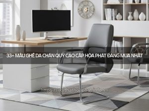 Ghế da chân quỳ cao cấp