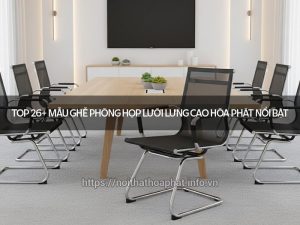Ghế phòng họp lưới lưng cao
