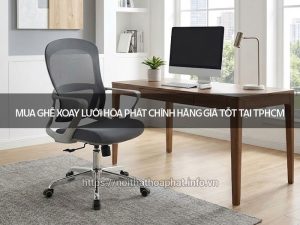 Ghế xoay lưới Hòa Phát