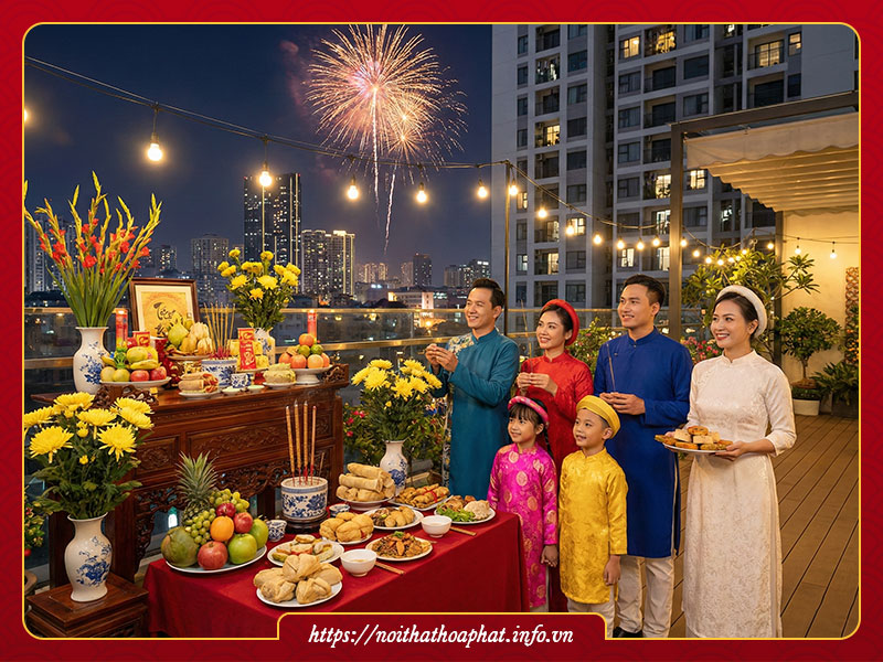 Giao thừa nên làm gì để may mắn