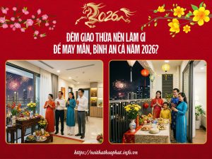 Giao thừa nên làm gì để may mắn