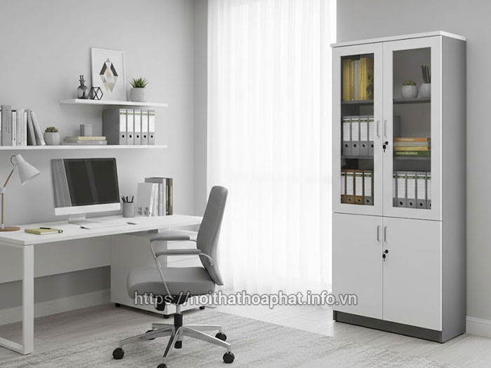 Tủ gỗ Hòa Phát 2 cánh