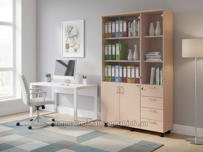 Tủ hồ sơ có cánh kính