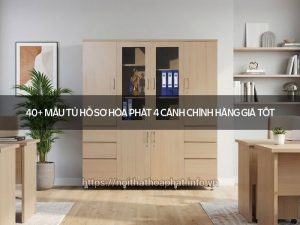 Tủ hồ sơ Hòa Phát 4 cánh