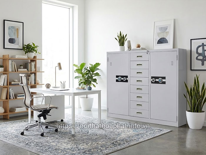Tủ sắt Hòa Phát nhiều ngăn