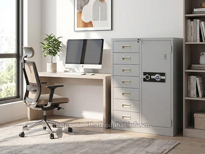 Tủ sắt Hòa Phát nhiều ngăn