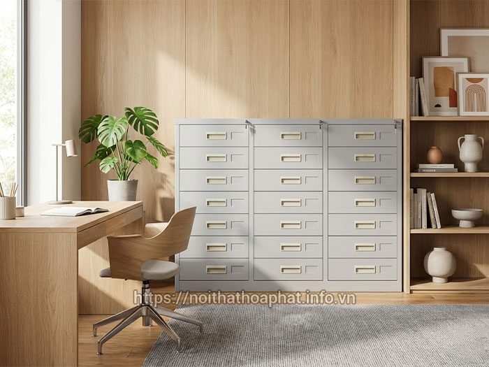 Tủ sắt Hòa Phát nhiều ngăn