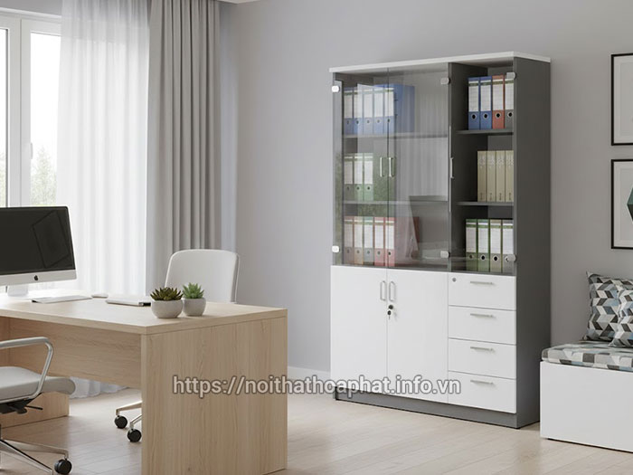 Tủ tài liệu gỗ melamine