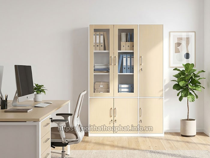 Tủ tài liệu Hòa Phát 3 cánh