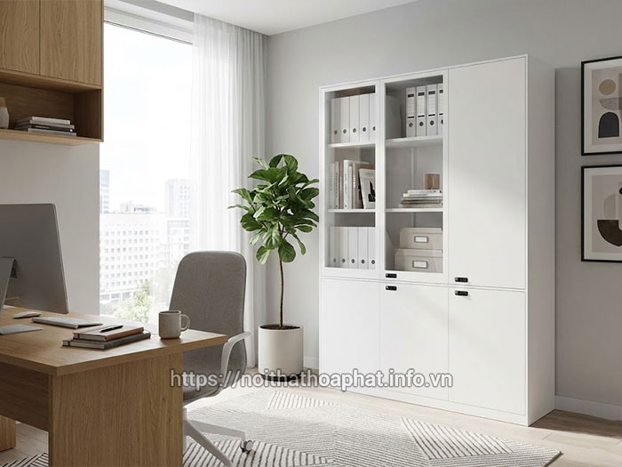 Tủ tài liệu Hòa Phát 3 cánh