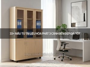 Tủ tài liệu Hòa Phát 3 cánh