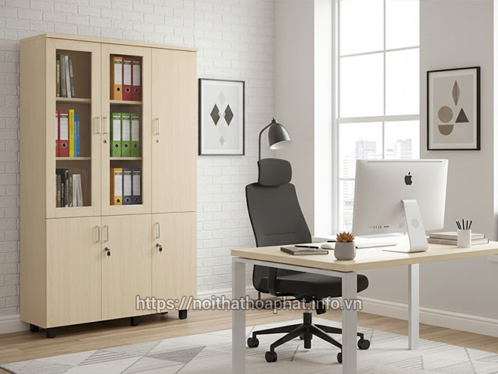 Tủ văn phòng gỗ ép