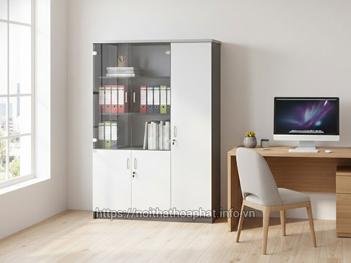 Tủ văn phòng gỗ ép