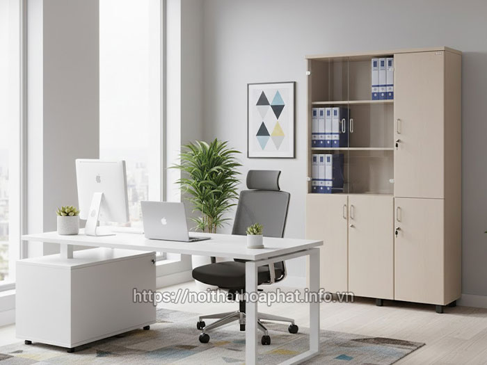 Tủ văn phòng gỗ ép