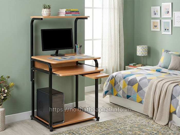 Bàn để máy tính phòng ngủ