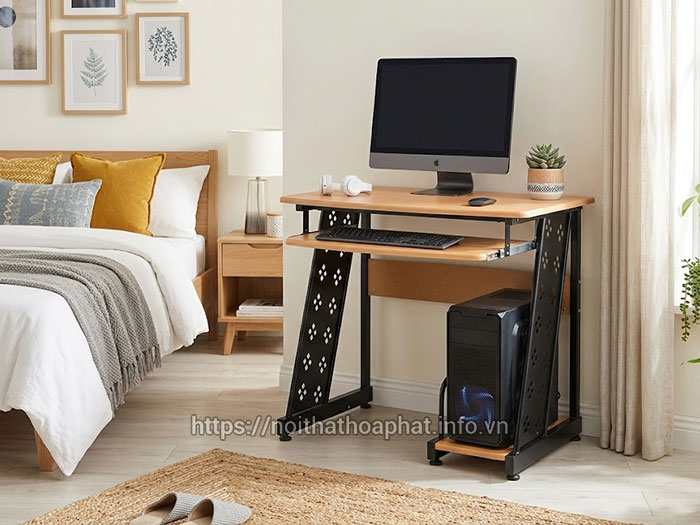 Bàn để máy tính phòng ngủ