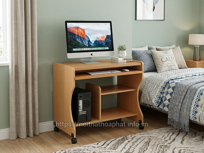 Bàn để máy tính phòng ngủ