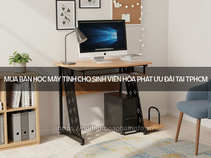 Bàn học máy tính cho sinh viên