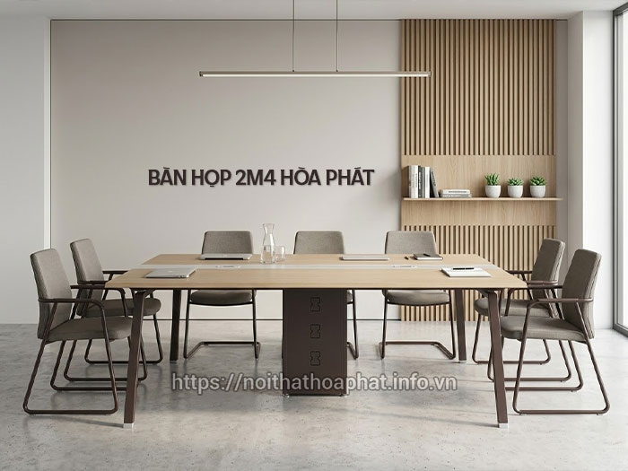 Bàn họp 2m4 Hòa Phát