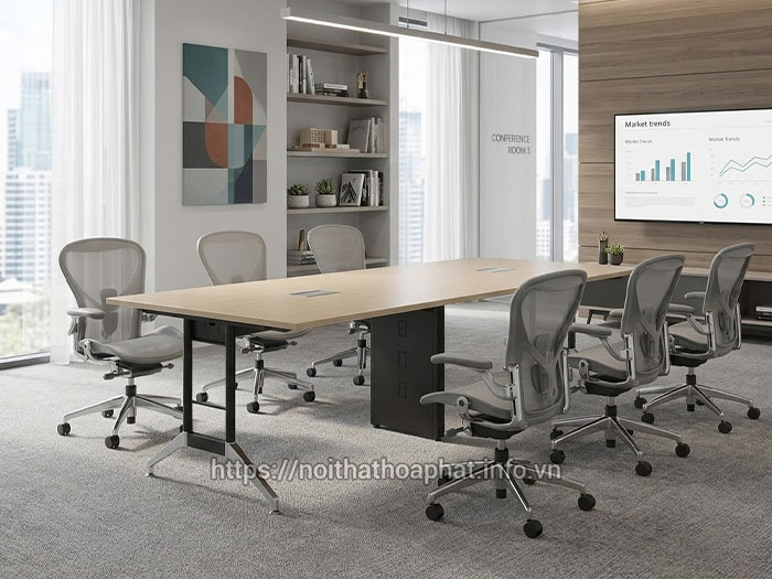 Bàn họp 2m4 Hòa Phát