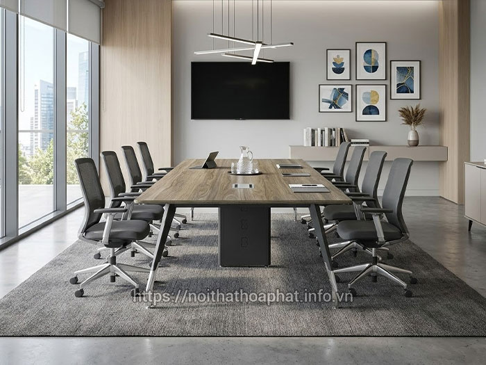 Bàn họp 2m4 Hòa Phát