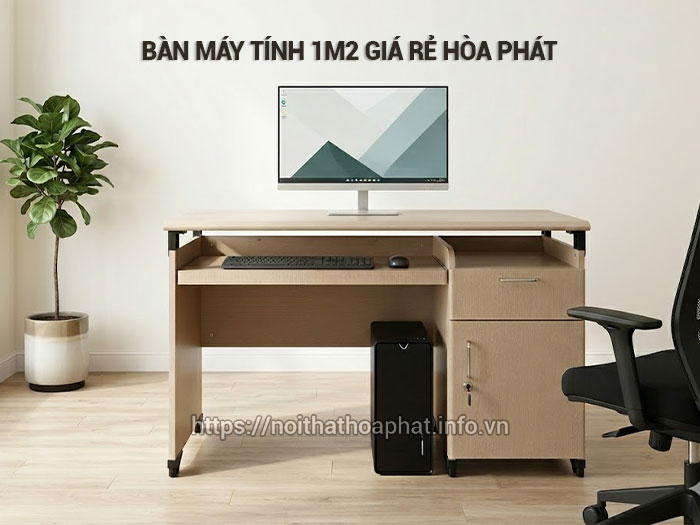 Bàn máy tính 1m2 giá rẻ
