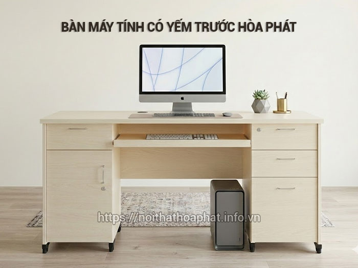 Bàn máy tính có yếm trước