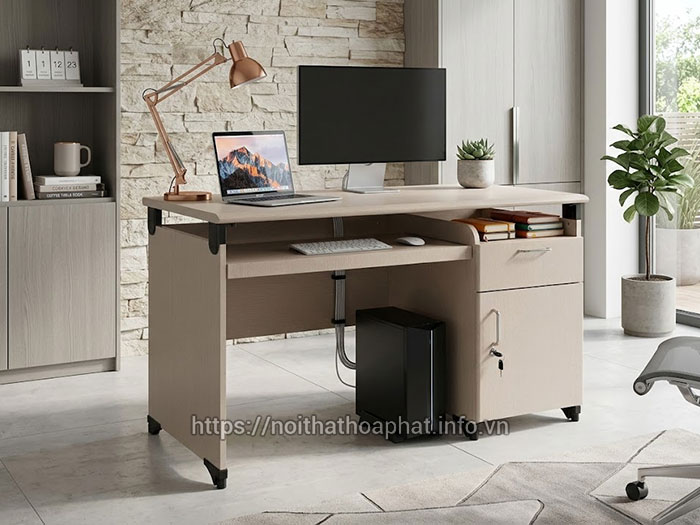 Bàn máy tính có yếm trước