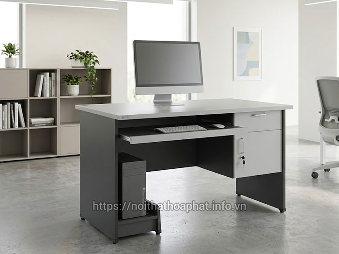 Bàn máy tính có yếm trước