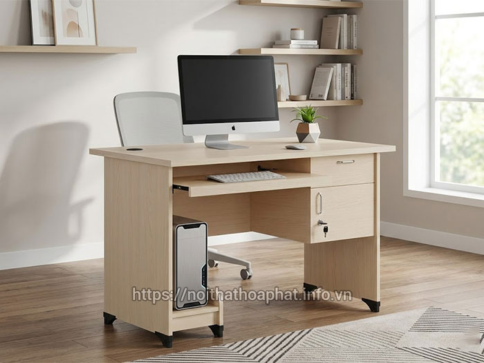 Bàn máy tính có yếm trước