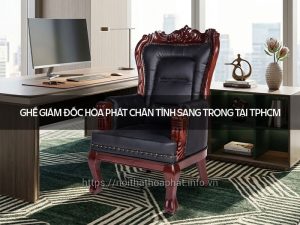 Ghế giám đốc Hòa Phát chân tĩnh