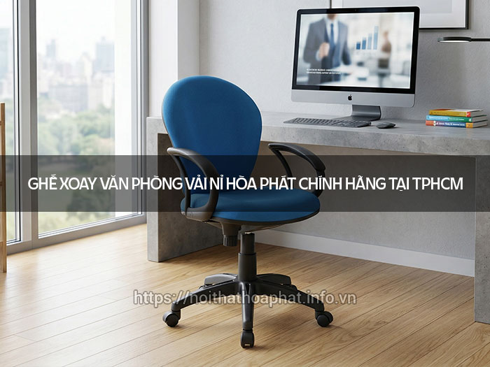 Ghế xoay văn phòng vải nỉ