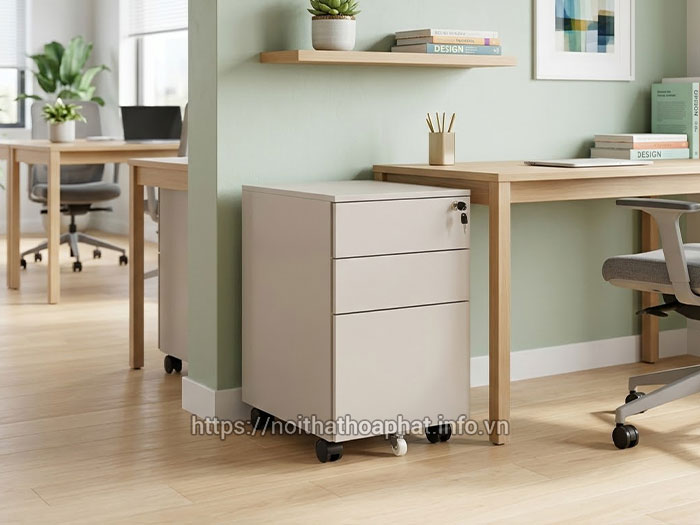 Hộc tủ bàn làm việc 3 ngăn kéo