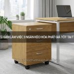 Hộc tủ bàn làm việc 3 ngăn kéo
