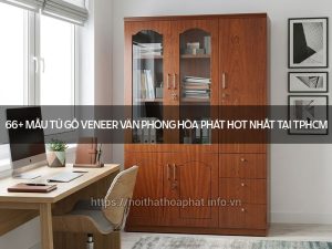 Tủ gỗ veneer văn phòng