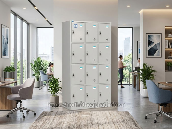 Tủ locker đựng đồ nhân viên