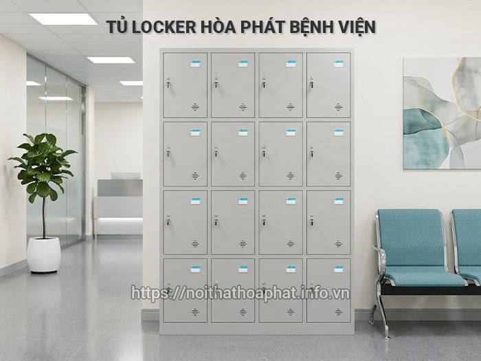 Tủ locker Hòa Phát bệnh viện