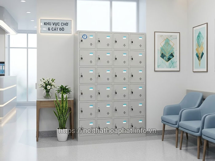Tủ locker Hòa Phát bệnh viện