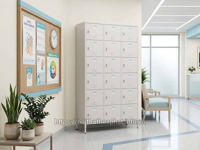Tủ locker Hòa Phát bệnh viện