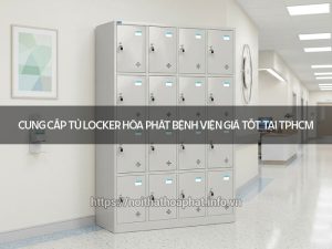 Tủ locker Hòa Phát bệnh viện
