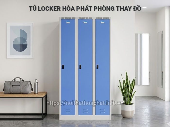 Tủ locker Hòa Phát phòng thay đồ