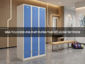Tủ locker Hòa Phát phòng thay đồ