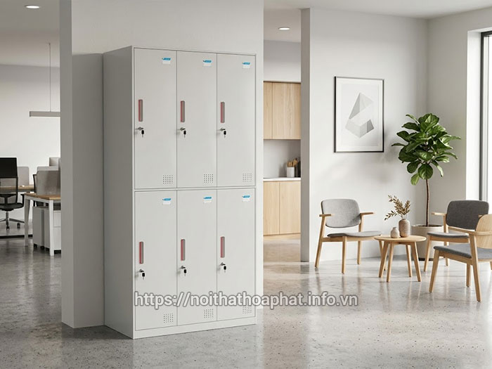 Tủ locker sắt sơn tĩnh điện Hòa Phát