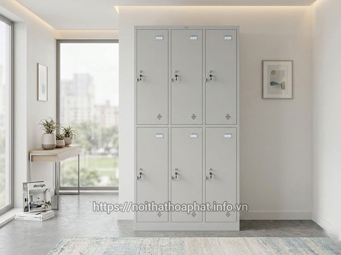 Tủ locker sắt sơn tĩnh điện Hòa Phát