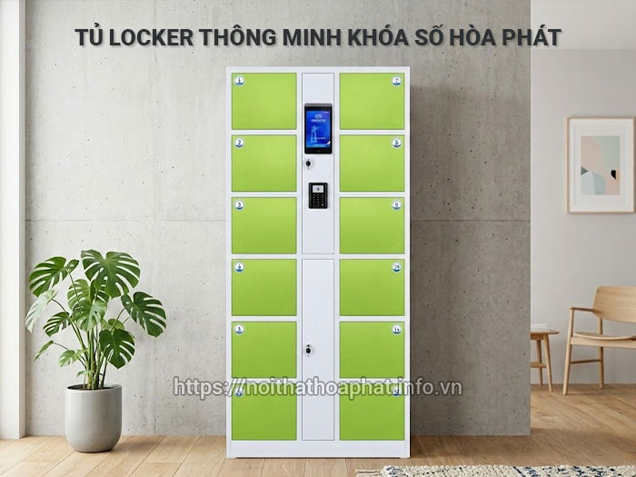 Tủ locker thông minh khóa số