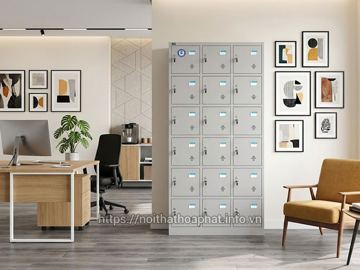 Tủ locker văn phòng 18 ngăn