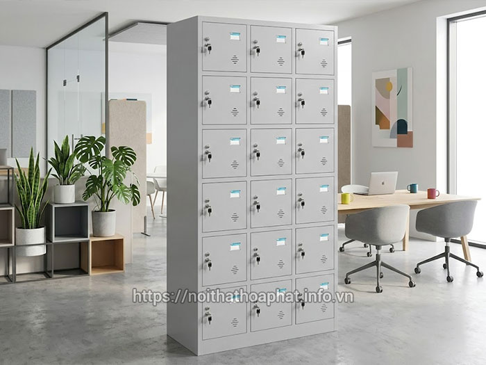 Tủ locker văn phòng 18 ngăn