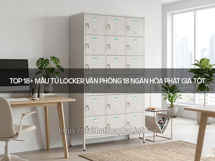 Tủ locker văn phòng 18 ngăn
