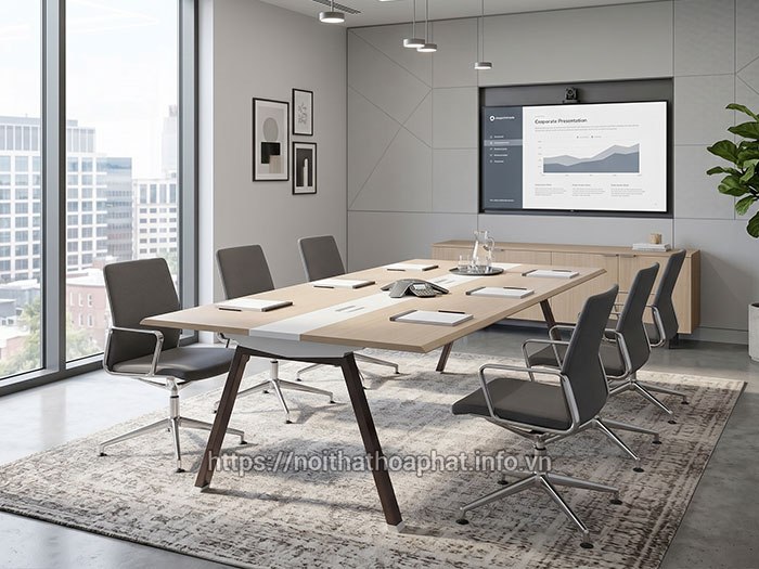 Bàn họp văn phòng Hòa Phát giá rẻ