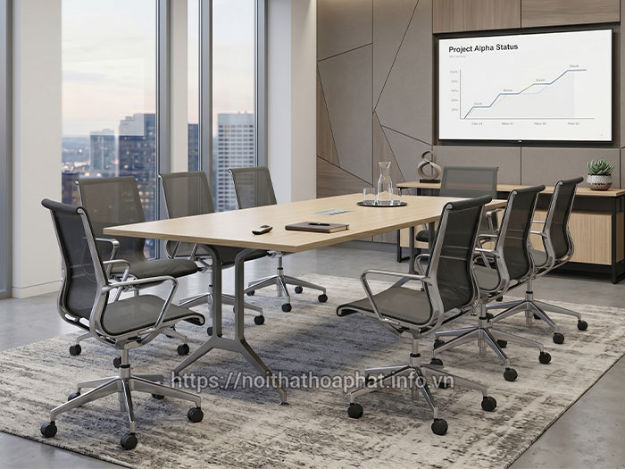 Bàn họp văn phòng Hòa Phát giá rẻ